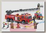 Конструктор Пожарная машина, 607 деталей
