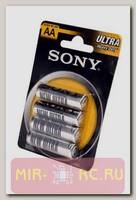 Батарейка Sony New Ultra SUM-3NU-B4 R6 BL4