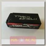 Аккумулятор Dualsky Short Hard case LiPo 7.4V 2S2P 90C 5500mAh (банан 4мм) для автомоделей 1:10