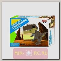 Конструктор Dinosaur World - Тираннозавр, 88 деталей