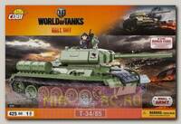 Пластиковый конструктор COBI «Танк T-34/85» с фигуркой человека