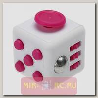 Игрушка Кубик-антистресс Fidget Cube Light, бело-розовая