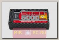 Аккумулятор Carbon Pro V-Max LiPo 7.6V 2S 110C 5000mAh Shorty Pack (Tubes)