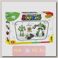 Конструктор Building Blocks, зеленый, 120 деталей