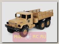 Радиоуправляемый краулер WPL Army Truck 6WD 1:16 2.4GHz Yellow