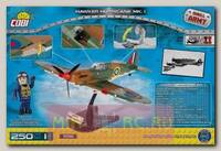 Пластиковый конструктор COBI Самолет Hawker Hurricane Mk I с фигуркой пилота