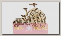 Деревянный механический 3D-пазл Wood Trick Велосипед-визитница