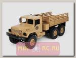 Радиоуправляемая модель Краулера WPL Military Truck 6WD RTR 1:16 2.4GHz (песочный)