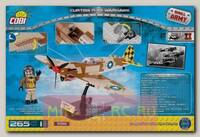 Пластиковый конструктор COBI Самолет Curtiss P-40 Warhawk с фигуркой пилота