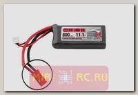 Аккумулятор Team Orion LiPo 11.1V 3S 50C 800mAh (разъем JST)