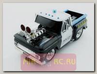 Радиоуправляемый автомобиль Wangfeng Police из серии Muscle Сar 1:16 (свет + звук)