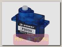 Аналоговый сервопривод K-power P0090 (9g/1.8kg/0.09s)