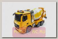 Радиоуправляемая бетономешалка HC-Toys Mercedes-Benz Actros 1:20