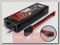 Аккумулятор LiPo 7.4V 2S 25C 5200mAh (разъем T-Plug) + переходник fTPlug-mTRX