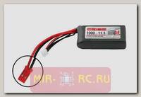 Аккумулятор Team Orion LiPo 11.1V 3S 50C 1000mAh (разъем JST)