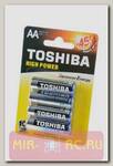 Батарейка TOSHIBA High Power LR6GCP BP-4 LR6 BL4