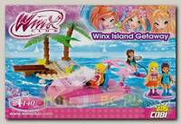 Пластиковый конструктор COBI Winx Отпуск на острове с фигурками людей