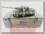 Радиоуправляемый танк Torro Jagdtiger (Metal Edition) 1:16 2.4GHz (ИК-пушка, деревянная коробка)