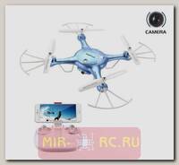 Радиоуправляемый квадрокоптер Syma X5UW Blue RTF 2.4GHz с FPV трансляцией (Wi-Fi, барометр)