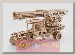 Деревянный механический 3D конструктор Ugears Пожарная машина