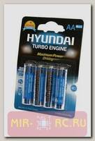 Батарейка HYUNDAI Power Alkaline LR6 BL4