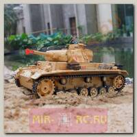 Радиоуправляемый танк Heng Long Tauch Panzer III Ausf.H 1:16 с дымом и пневматической пушкой