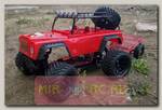 Радиоуправляемая модель Монстра ApexHobby Mega Jeep 4WD RTR 1:10 (б/к система) (красная)