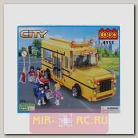 Конструктор City - Школьный автобус, 576 дет.