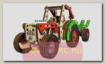 Деревянный винтовой 3D-конструктор M-WOOD Трактор Фермер