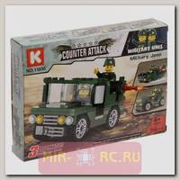 Конструктор Counter Attack - Военный джип, 150 деталей