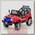 Детский электромобиль Little Sun Red Jeep 12V 2.4G