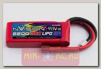 Аккумулятор nVision LiPo 11.1V 3S 30C 2200mAh (Deans)