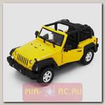Радиоуправляемый джип MZ Jeep Rubicon Yellow (электропривод дверей)