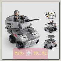 Конструктор 3 в 1 Army - Сухопутные войска, 110 деталей
