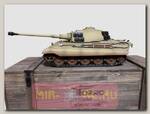 Радиоуправляемый танк Torro King Tiger (башня Henschel) 1:16 2.4GHz (ИК-пушка, деревянная коробка)