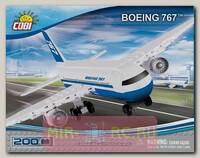 Пластиковый конструктор COBI «Самолет Boeing 767» с фигуркой человека