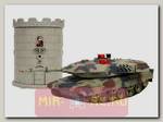 Радиоуправляемый танковый бой Huan Qi 550 1:24 (в комплекте танк и дот)