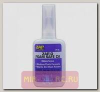 Циакриновый клей Zap-O Foam Safe Odorless (быстрый, средн.вязк.) 20мл