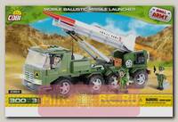 Пластиковый конструктор COBI Ракетная установка Mobile Ballistic Missile Launcher с фигурками люде