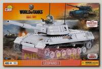 Пластиковый конструктор COBI Танк Leopard I с фигуркой человека