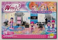 Пластиковый конструктор COBI Winx Фитнес клуб с фигурками людей