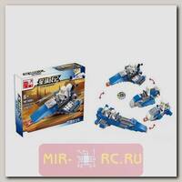 Конструктор Star Warrior - Самолет, 129 деталей