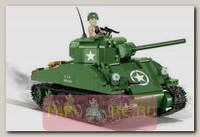 Пластиковый конструктор COBI Танк Sherman M4A1