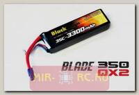 Аккумулятор Black Magic Li-Po 11.1V 3300mAh 25C (ЕС3) для квадрокоптеров Blade 350 QX2,QX3