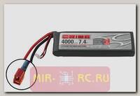 Аккумулятор Team Orion LiPo 7.4V 2S 50C 4000mAh (Deans)